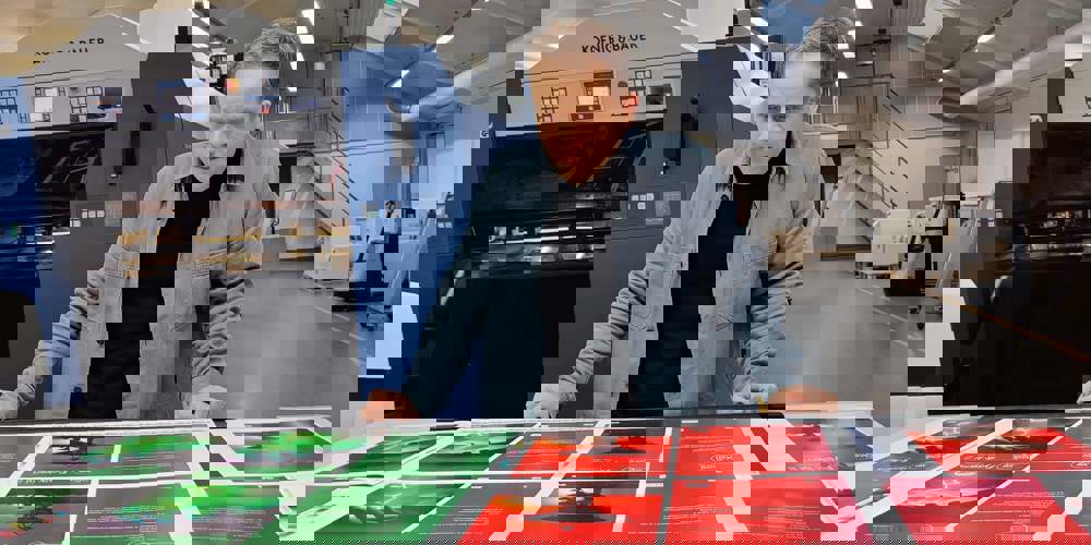 Vores redaktør Jesper Bønløkke var til trykstart på vores nye lærerhåndbøger til biologi og fysik/kemi hos Narayana Press.